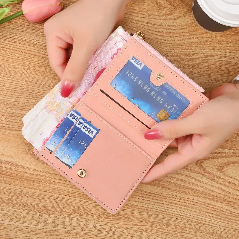 Fashion Women's PU Leather Wallet Clutch Purse with Zipper Coin Pocket, Card Holder, and Phone Pouch - Stylish and Compact for Daily Use thumbnail 3