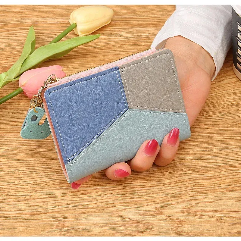 Fashion Women's PU Leather Wallet Clutch Purse with Zipper Coin Pocket, Card Holder, and Phone Pouch - Stylish and Compact for Daily Use thumbnail 5