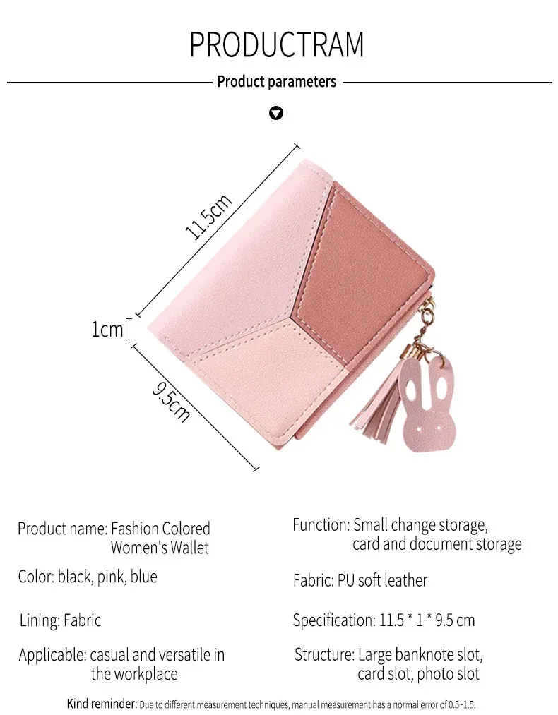 Fashion Women's PU Leather Wallet Clutch Purse with Zipper Coin Pocket, Card Holder, and Phone Pouch - Stylish and Compact for Daily Use showcase 4