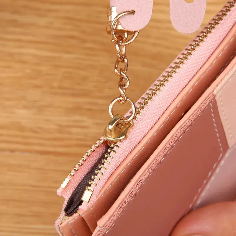 Fashion Women's PU Leather Wallet Clutch Purse with Zipper Coin Pocket, Card Holder, and Phone Pouch - Stylish and Compact for Daily Use thumbnail 2