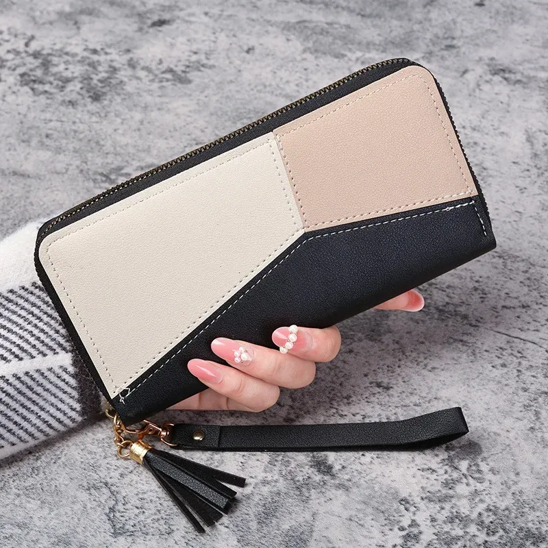Women's Fashion Long Zipper Wallet Purse - PU Leather Card Holder Billfold Handbag for Casual Outings & Travel showcase 4