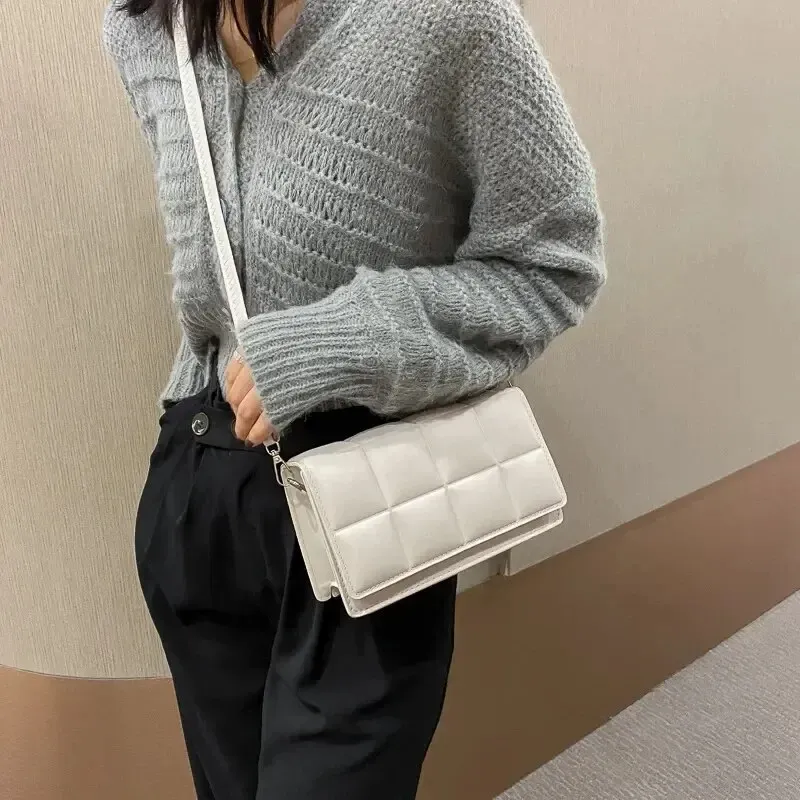 Designer PU Leather Women's Shoulder Bag - Small Classic Handle Handbag, Versatile Crossbody for Daily Use thumbnail 6