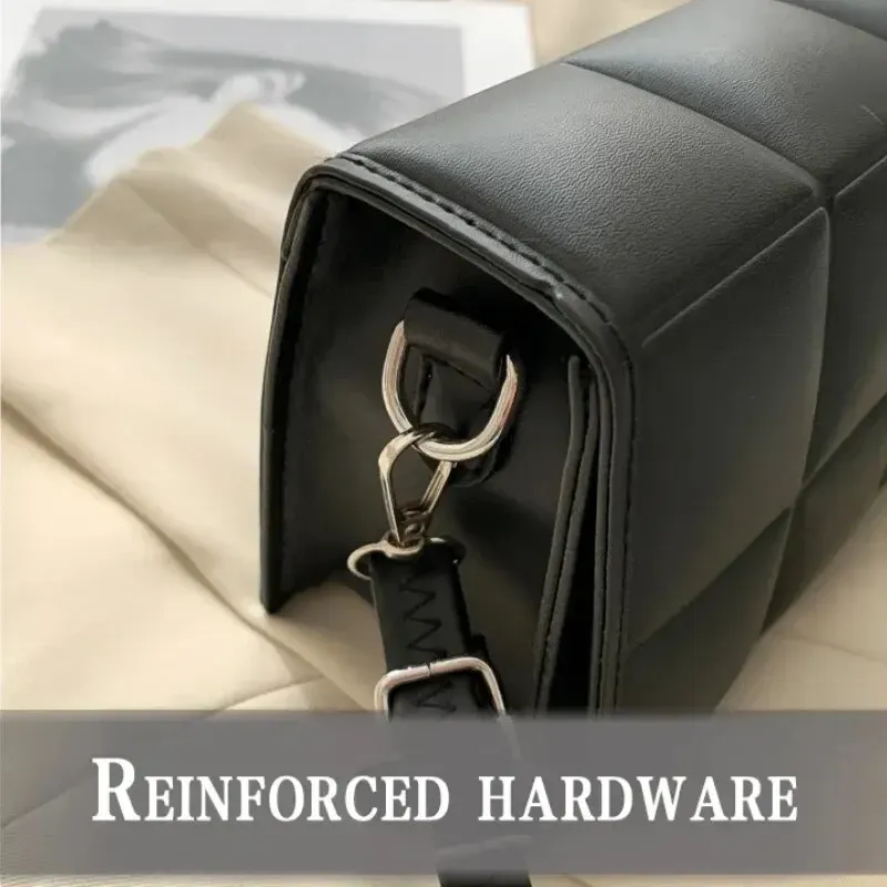 Designer PU Leather Women's Shoulder Bag - Small Classic Handle Handbag, Versatile Crossbody for Daily Use thumbnail 4