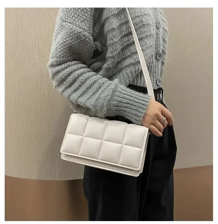 Designer PU Leather Women's Shoulder Bag - Small Classic Handle Handbag, Versatile Crossbody for Daily Use showcase 6