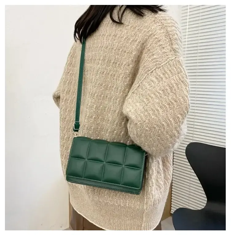 Designer PU Leather Women's Shoulder Bag - Small Classic Handle Handbag, Versatile Crossbody for Daily Use showcase 9