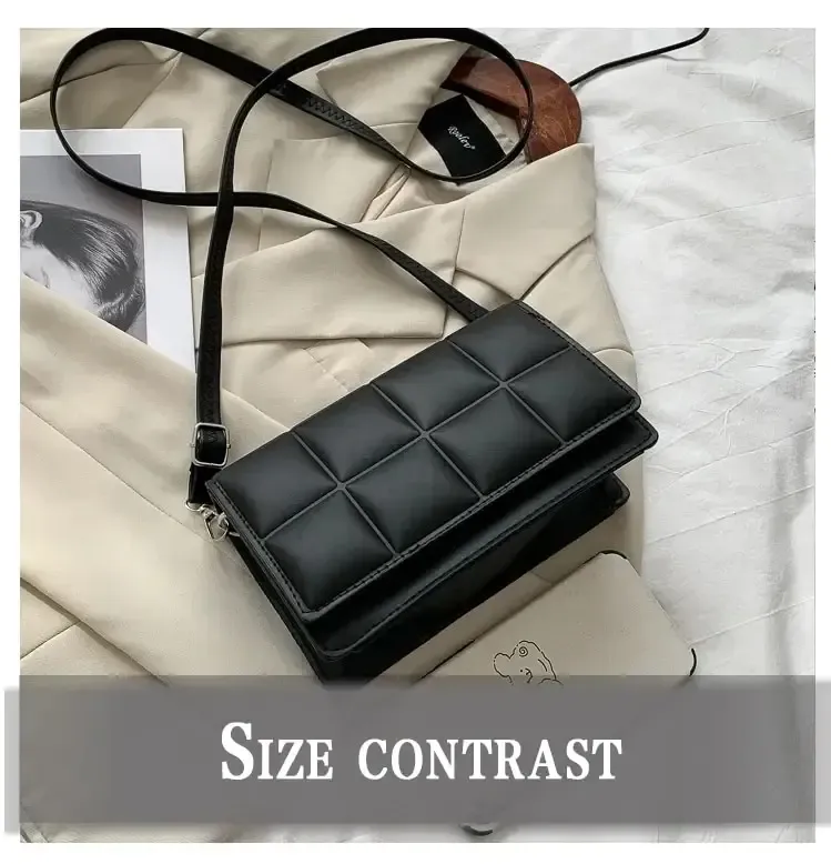 Designer PU Leather Women's Shoulder Bag - Small Classic Handle Handbag, Versatile Crossbody for Daily Use showcase 2
