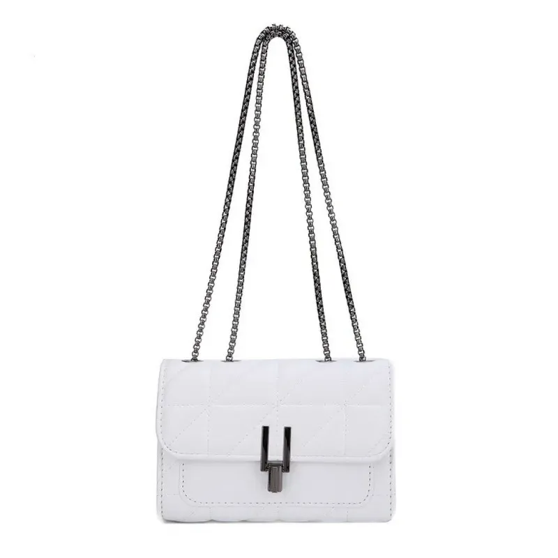 Luxury Designer Leather Shoulder Bag for Women - Chic Chain Crossbody Handbag & Versatile Messenger Clutch thumbnail 2