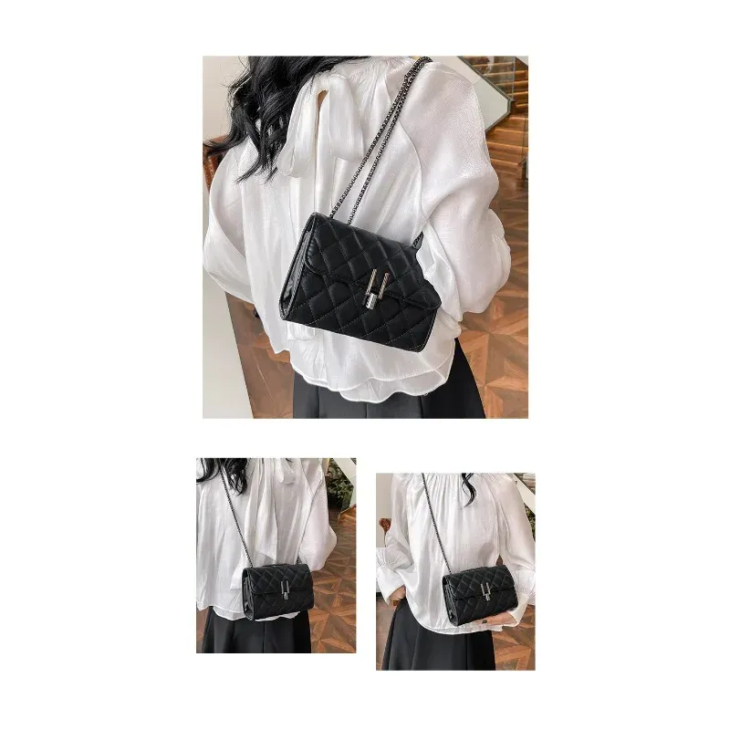 Luxury Designer Leather Shoulder Bag for Women - Chic Chain Crossbody Handbag & Versatile Messenger Clutch showcase 7