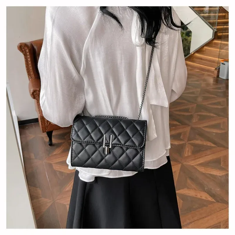 Luxury Designer Leather Shoulder Bag for Women - Chic Chain Crossbody Handbag & Versatile Messenger Clutch showcase 13