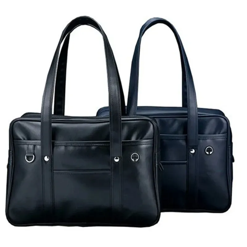 Japanese PU Leather Handbag for Women - Large Capacity Waterproof School Bag & Casual Shoulder Tote for Daily Use, Work, Travel thumbnail 4