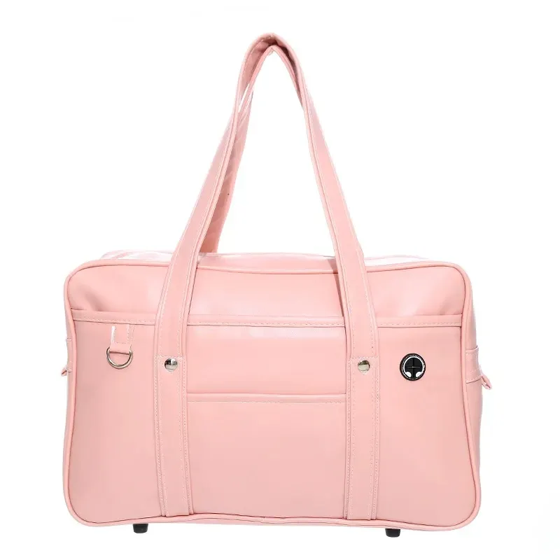 Japanese PU Leather Handbag for Women - Large Capacity Waterproof School Bag & Casual Shoulder Tote for Daily Use, Work, Travel showcase 1