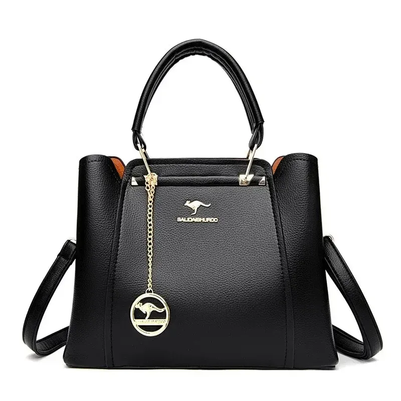 Women's Designer PU Leather Tote Bag - Large Capacity Shoulder Crossbody Handbag for Shopping & Travel thumbnail 1