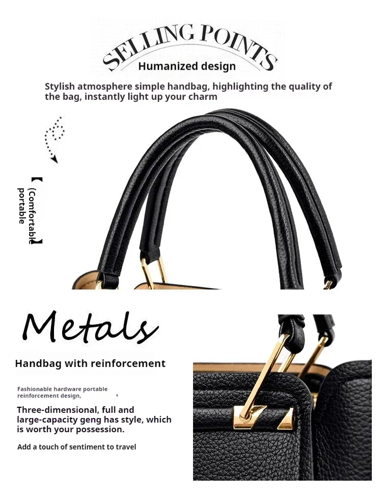 Women's Designer PU Leather Tote Bag - Large Capacity Shoulder Crossbody Handbag for Shopping & Travel showcase 11