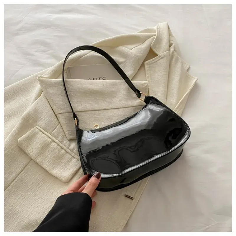 PU Leather Cherry Pendant Shoulder Bag - Versatile Fashion Commuting Underarm Bag for Girls, Solid Color, 24x27x6cm thumbnail 4