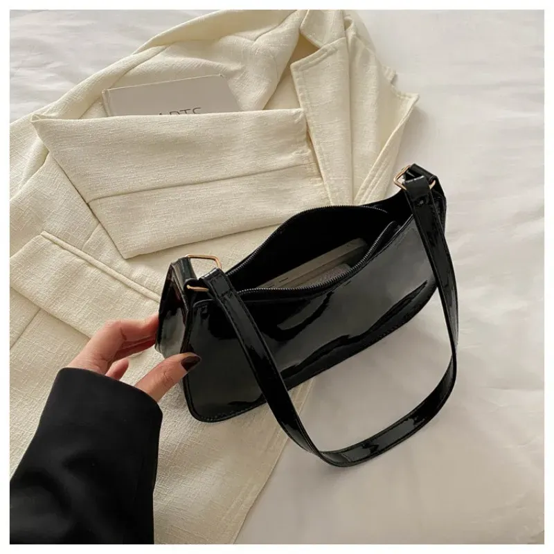 PU Leather Cherry Pendant Shoulder Bag - Versatile Fashion Commuting Underarm Bag for Girls, Solid Color, 24x27x6cm thumbnail 3