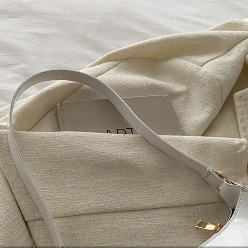 Retro Solid Color PU Leather Shoulder Bag - Women's Fashion Underarm Handbag, Casual Hobo Purse for Ladies showcase 30