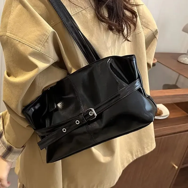 Ethnic Style Medium Tote Handbag for Women - Versatile Synthetic Leather & Canvas Daily Bag thumbnail 2