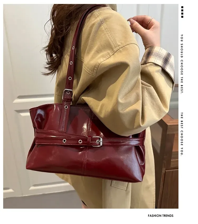 Ethnic Style Medium Tote Handbag for Women - Versatile Synthetic Leather & Canvas Daily Bag showcase 1