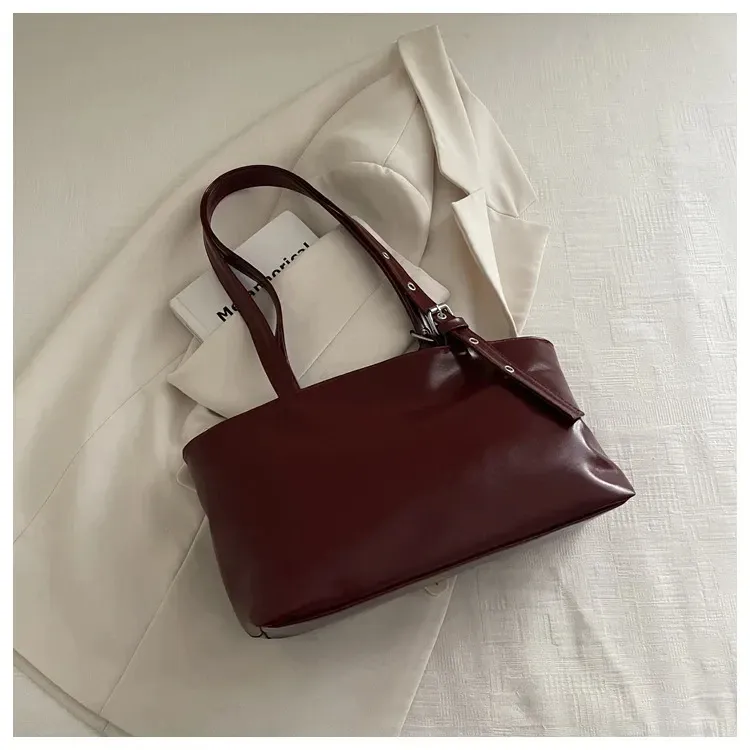 Ethnic Style Medium Tote Handbag for Women - Versatile Synthetic Leather & Canvas Daily Bag showcase 8