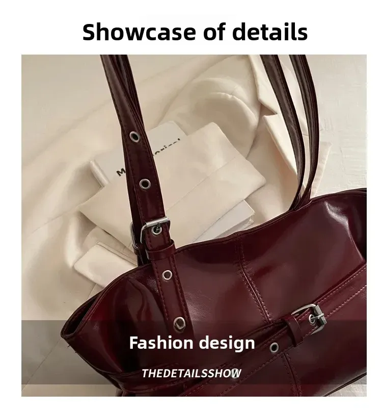 Ethnic Style Medium Tote Handbag for Women - Versatile Synthetic Leather & Canvas Daily Bag showcase 3