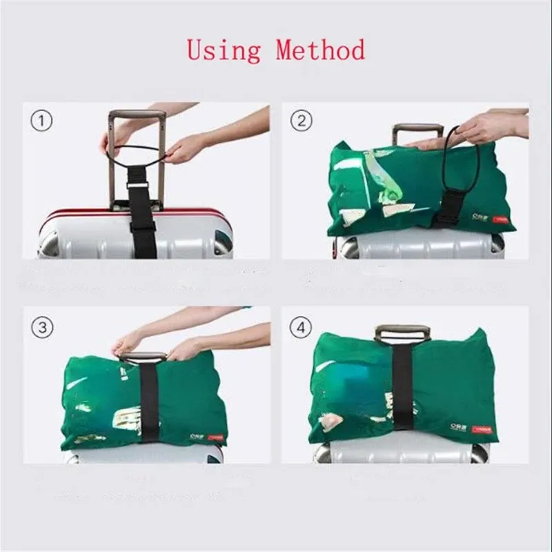 Durable Elastic Luggage Strap with Buckle for Suitcases & Carry-On Bags - Secure Travel Bungee Belt for Enhanced Baggage Security thumbnail 3