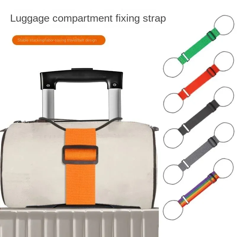 Adjustable Elastic Luggage Strap Carrier Belt for Suitcases & Baggage - Secure Travel Security Carry-On Straps thumbnail 3