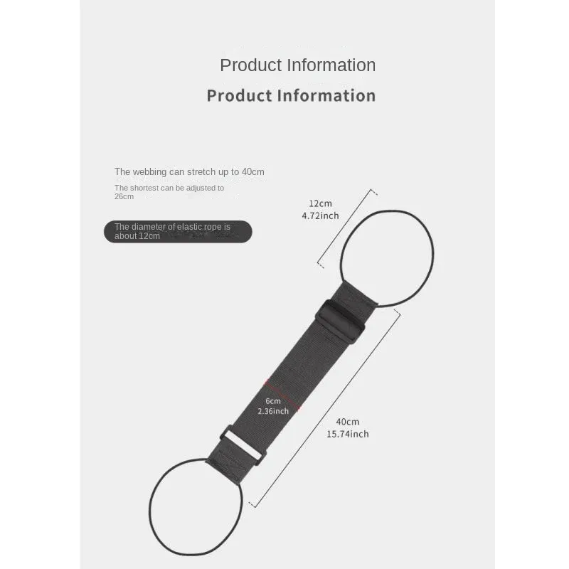 Adjustable Elastic Luggage Strap Carrier Belt for Suitcases & Baggage - Secure Travel Security Carry-On Straps showcase 2