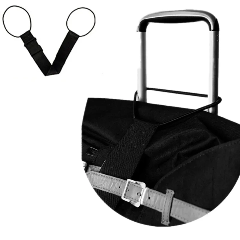 Adjustable Elastic Luggage Strap for Suitcases & Bags - Durable Nylon Travel Security Belt with Secure Carry On Feature thumbnail 6