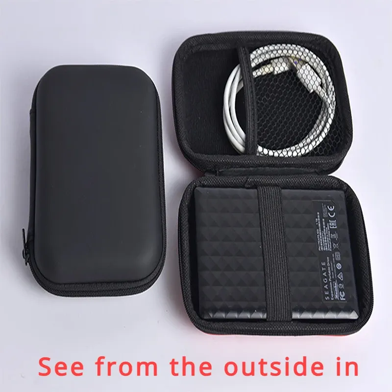 Portable Waterproof EVA Card Storage Bag & Headphone Case - Travel Organizer for Data Cables & Accessories showcase 5