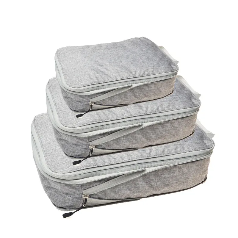 Foldable Compressible Packing Cubes Set - Waterproof Nylon Travel Storage Bags, Portable Luggage Organizer with Handbag for Suitcase Organization showcase 8