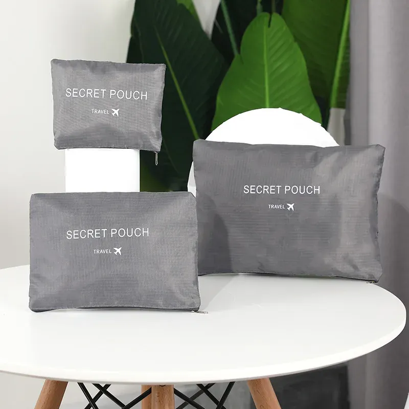 6-Piece Travel Clothes Storage Bag Set - Portable Luggage Organizer Cubes for Suitcase, Shoes, Toiletries, and Makeup - Durable Polyester, Breathable Design thumbnail 4