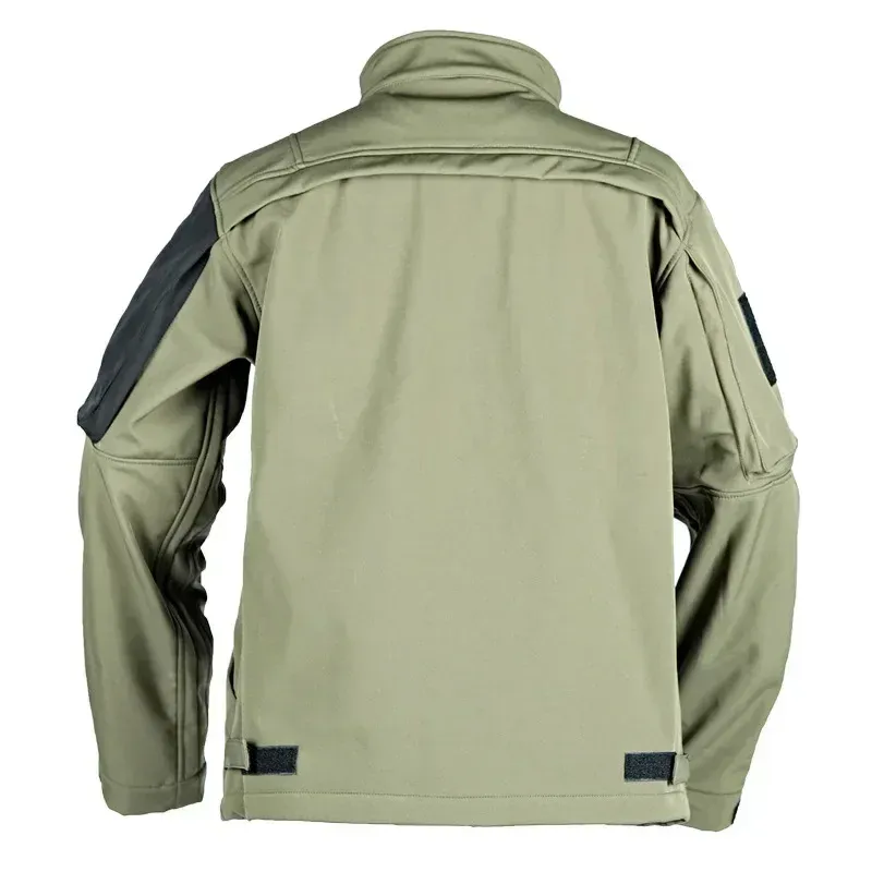 Waterproof Shark Skin Tactical Jacket & Cargo Pants Set for Men - Thicken Fleece Lined, Windproof, Soft Shell Combat Gear for Outdoor Activities showcase 20