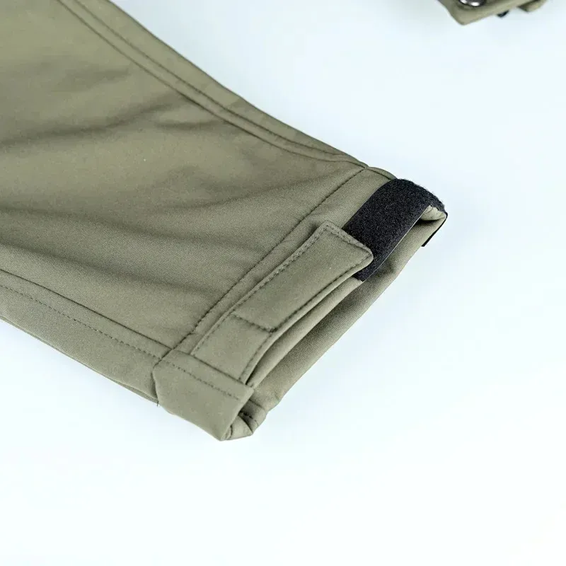 Waterproof Shark Skin Tactical Jacket & Cargo Pants Set for Men - Thicken Fleece Lined, Windproof, Soft Shell Combat Gear for Outdoor Activities showcase 28