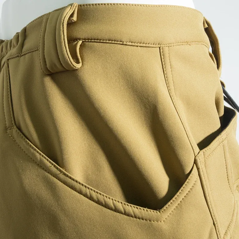 Men's Fleece Lined Softshell Cargo Pants - Warm, Waterproof Hiking, Fishing, Camping Trousers for Autumn/Winter Adventures showcase 19
