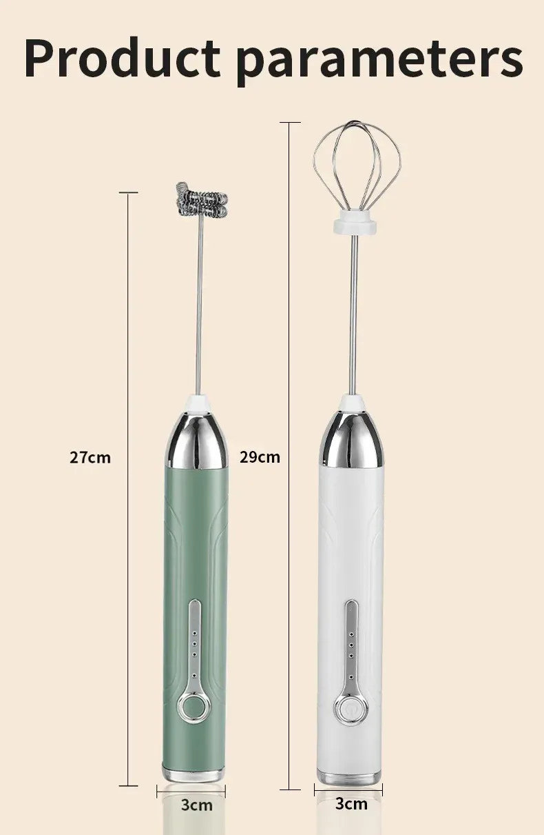 Rechargeable Mini Milk Frother - 3 Speed USB-C Handheld Electric Whisk for Coffee, Lattes, Cappuccinos, Smoothies - Portable Kitchen Tool showcase 19