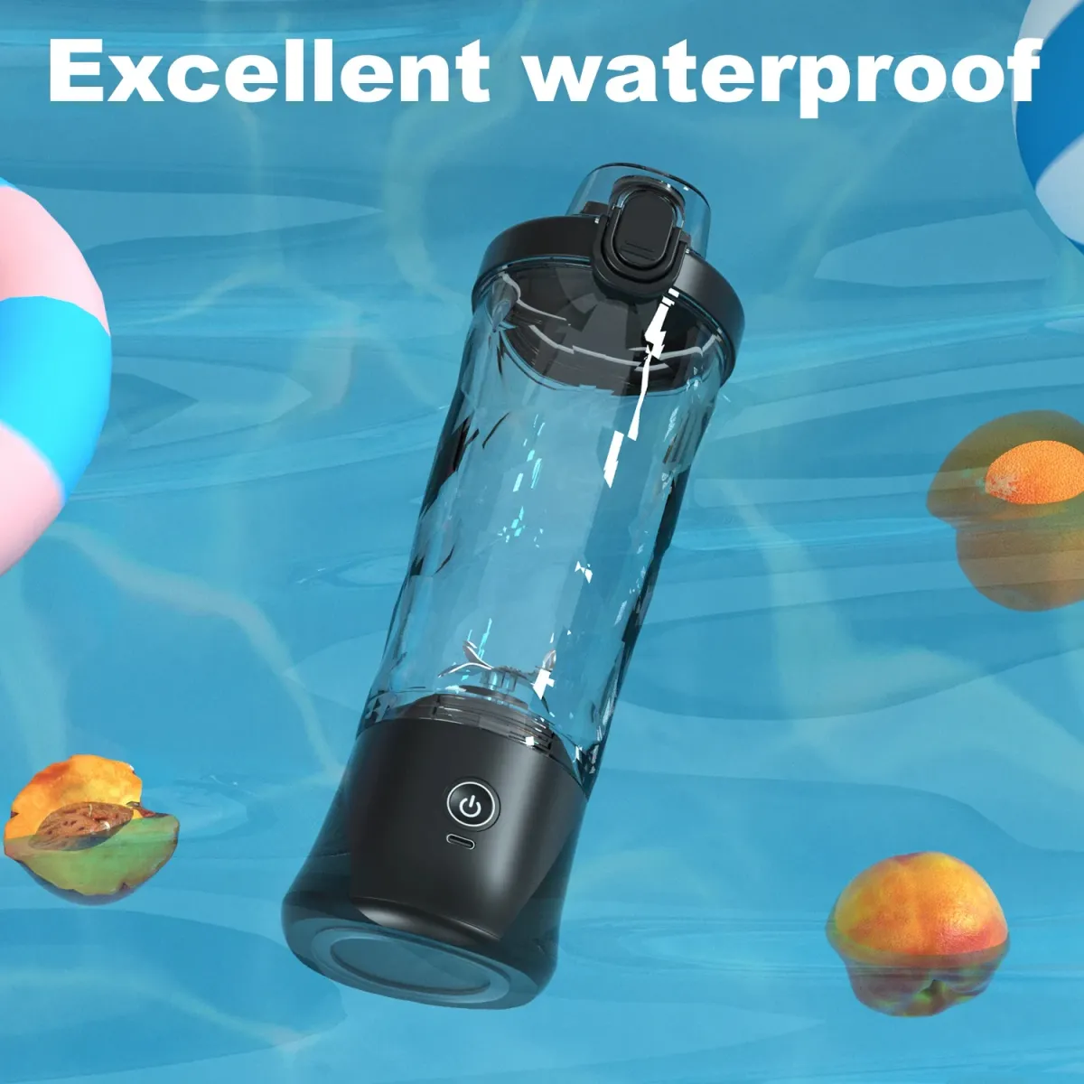 Portable Electric Blender 600ML with 6-Blade Design, USB Rechargeable 4000mAh Battery for Smoothies, Juices, Shakes - Perfect for Travel, Sports, and Kitchen Use showcase 11