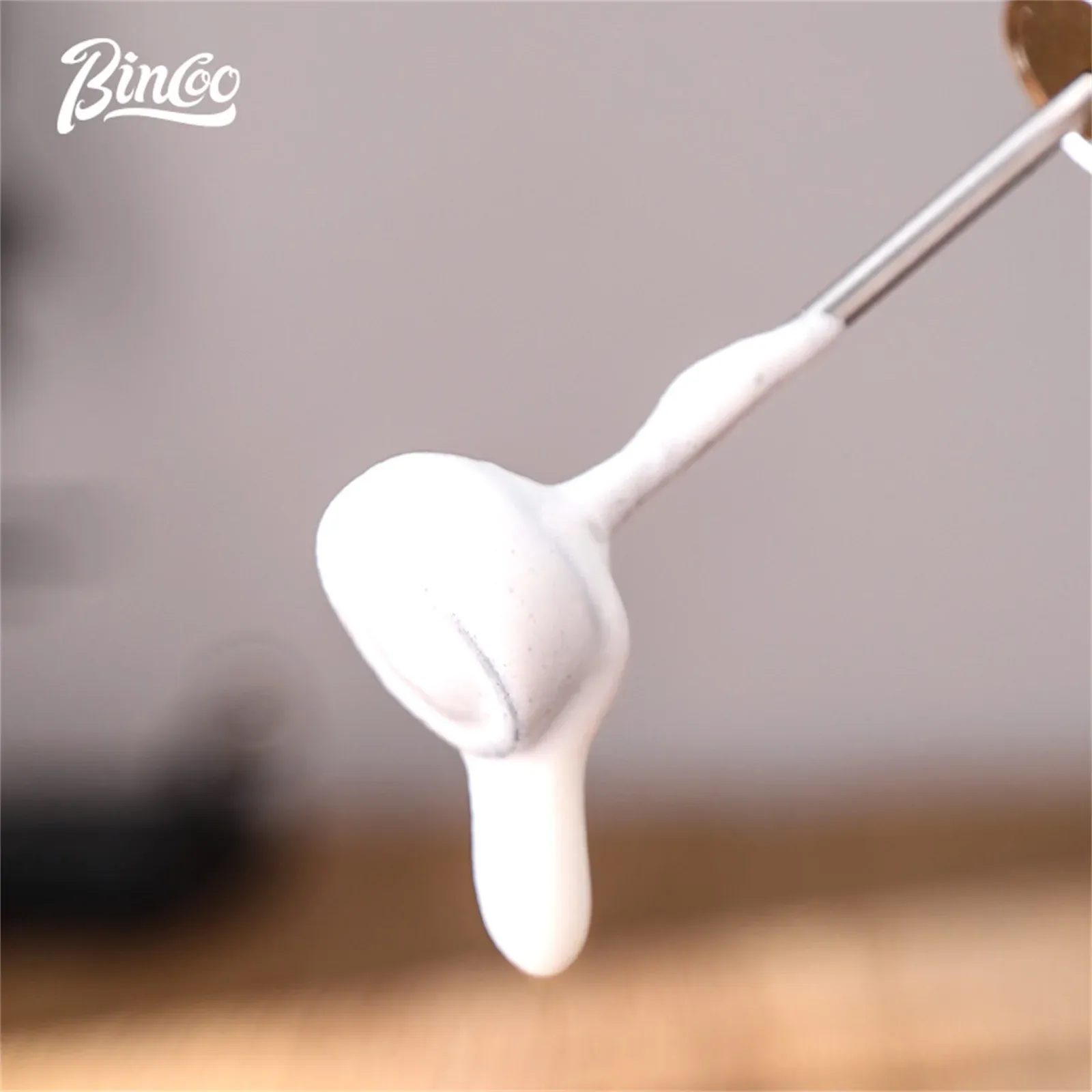 Bincoo USB Rechargeable Coffee Frother, 2 Speeds Electric Milk Mixer for Lattes, Cappuccinos, Hot Chocolate, Egg Beater, Kitchen Cooking Tool thumbnail 4