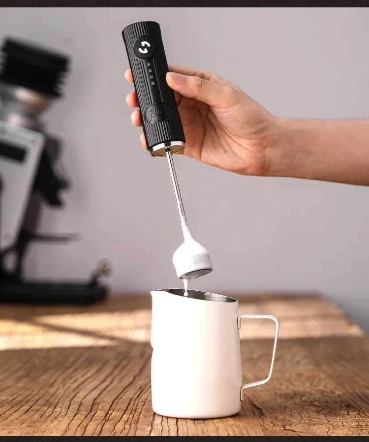 Bincoo USB Rechargeable Coffee Frother, 2 Speeds Electric Milk Mixer for Lattes, Cappuccinos, Hot Chocolate, Egg Beater, Kitchen Cooking Tool showcase 18