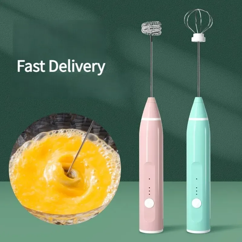 USB Rechargeable Electric Milk Frother & Egg Beater - Portable Handheld Coffee Blender Mixer for Lattes, Cappuccinos, Shakes, and More thumbnail 5