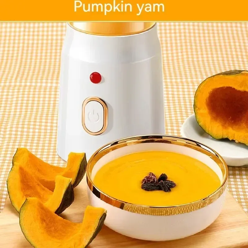Portable Cordless Blender Juicer - 450ml Electric Fruit Juicer with USB Rechargeable Battery, 10-Blade System for Smoothies & Crushed Ice, Perfect for On-the-Go thumbnail 4