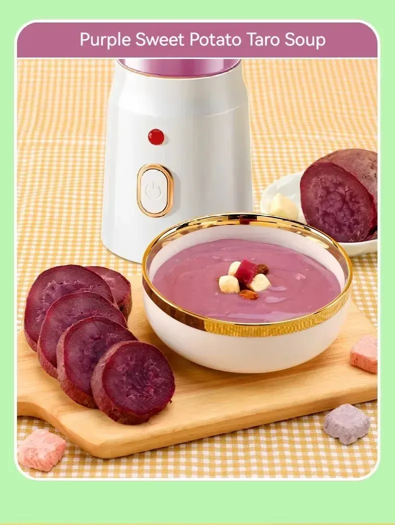 Portable Cordless Blender Juicer - 450ml Electric Fruit Juicer with USB Rechargeable Battery, 10-Blade System for Smoothies & Crushed Ice, Perfect for On-the-Go showcase 9