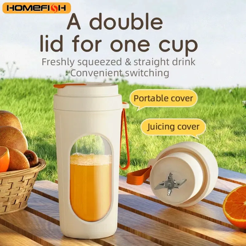 12 Blades Electric Portable Blender 350ML USB Rechargeable Juicer Cup for Smoothies & Fruit Mixes - Perfect for On-the-Go Health thumbnail 4