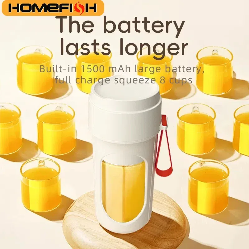 12 Blades Electric Portable Blender 350ML USB Rechargeable Juicer Cup for Smoothies & Fruit Mixes - Perfect for On-the-Go Health thumbnail 3