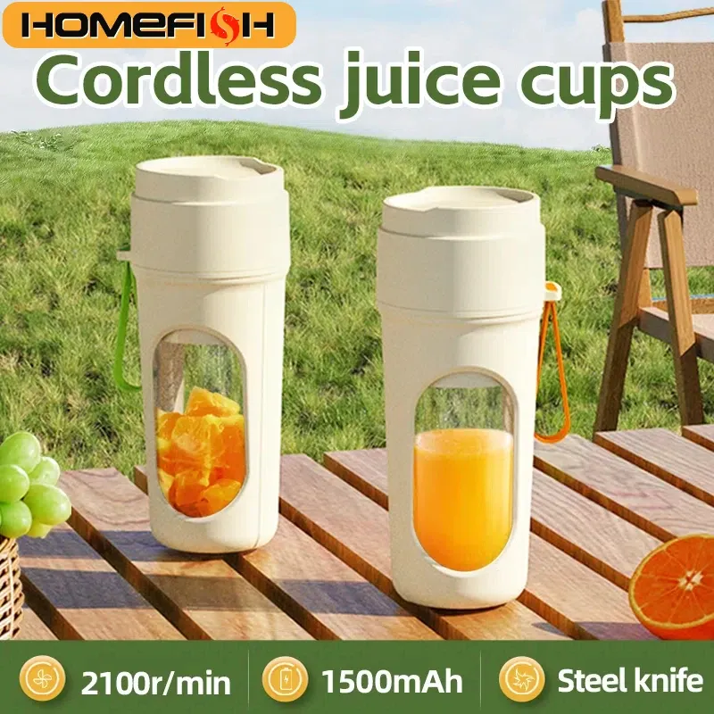 12 Blades Electric Portable Blender 350ML USB Rechargeable Juicer Cup for Smoothies & Fruit Mixes - Perfect for On-the-Go Health thumbnail 6