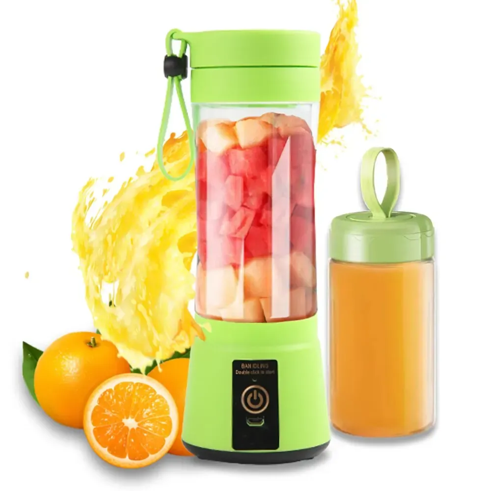 USB Rechargeable Portable Blender Juicer 380ml - Mini Electric Smoothie Maker with 6 Blades, Perfect for Kitchen, Travel, and Healthy Shakes showcase 15