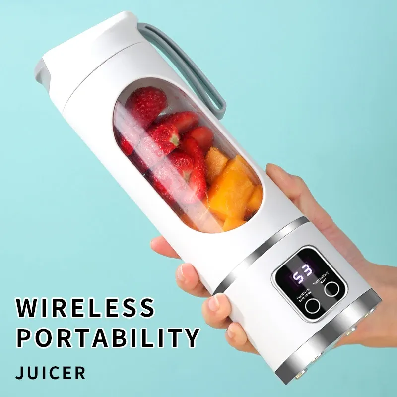 Portable USB Rechargeable Blender Juicer - Compact Wireless Personal Smoothie Maker with Stainless Steel Blades for Smoothies, Shakes, and Juices showcase 7