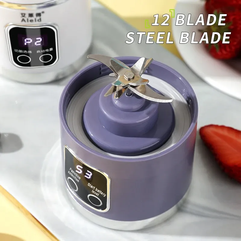 Portable USB Rechargeable Blender Juicer - Compact Wireless Personal Smoothie Maker with Stainless Steel Blades for Smoothies, Shakes, and Juices showcase 2