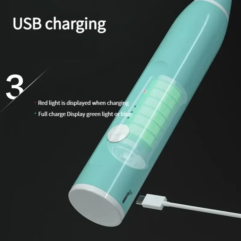 Portable Electric Milk Frother & Egg Beater - USB Rechargeable Handheld Coffee Blender Mixer for Lattes, Cappuccinos, Shakes, and More - Kitchen Gadget thumbnail 6