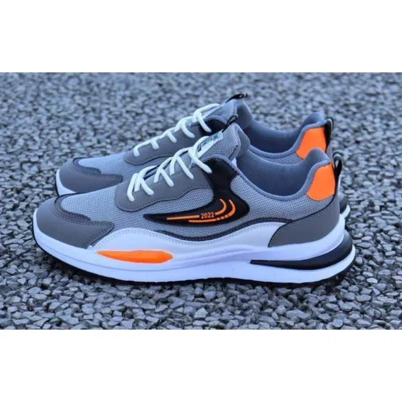 Men's Fashion Sneakers: Breathable Casual Sport Shoes for Running & Daily Wear - Lightweight & Comfortable Athletic Flats for Active Lifestyles thumbnail 4