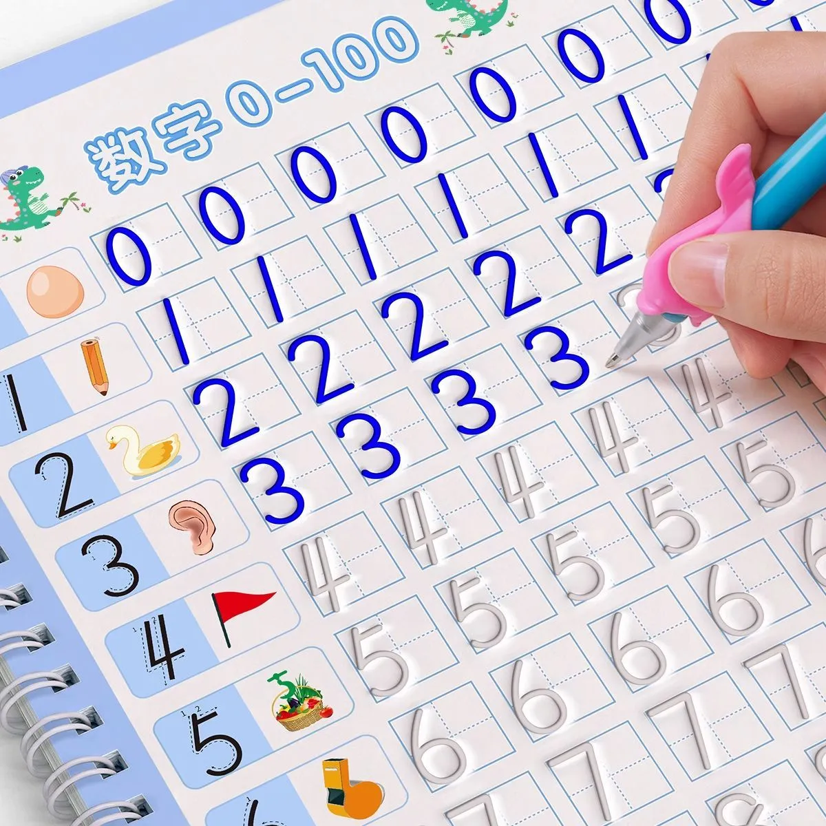 Number Tracing Practice Book